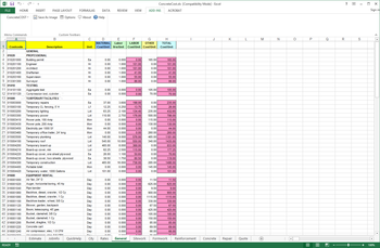 ConcreteCost Estimator screenshot 4