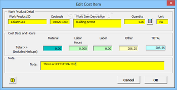 ConcreteCost Estimator screenshot 5