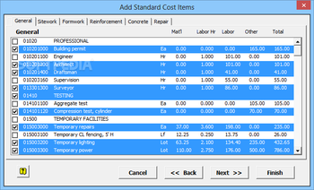 ConcreteCost Estimator screenshot 6