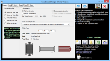 Condenser Design screenshot 11