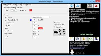 Condenser Design screenshot 12