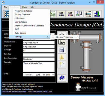 Condenser Design screenshot 3