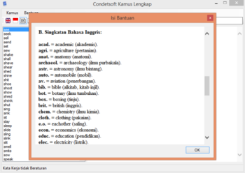 Condetsoft Kamus Lengkap screenshot 5