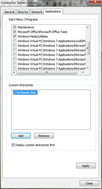 Conductor Server screenshot 2