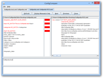 ConfigCompare screenshot