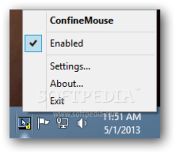 ConfineMouse screenshot