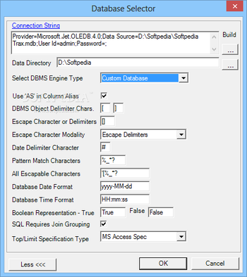 Connect4 SQL Designer screenshot 5