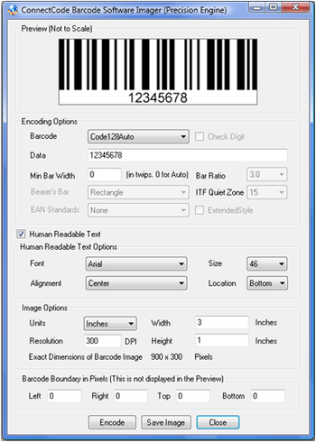 ConnectCode Barcode Software Imager screenshot 3