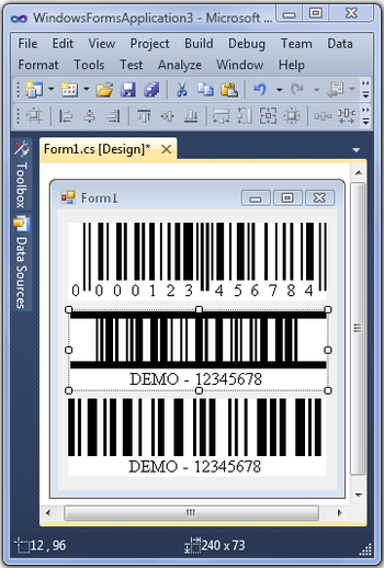 ConnectCode .Net Barcode SDK screenshot