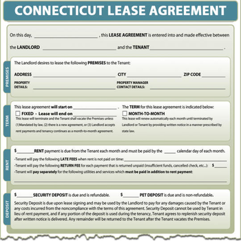 Connecticut Lease Agreement screenshot