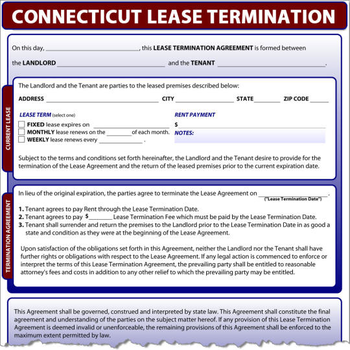 Connecticut Lease Termination screenshot