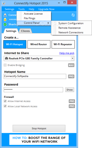 Connectify Hotspot screenshot 6