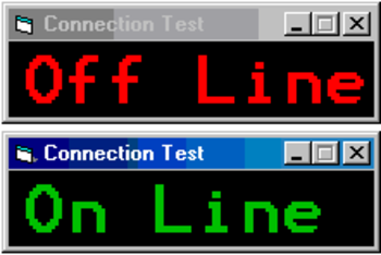 Connection Test screenshot