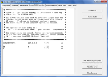ConQuest DICOM Server screenshot 4