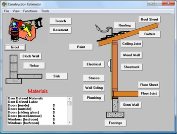 Construction Estimator screenshot