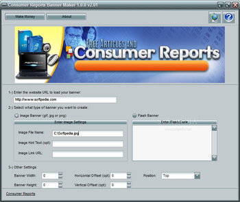 Consumer Reports Banner Maker screenshot