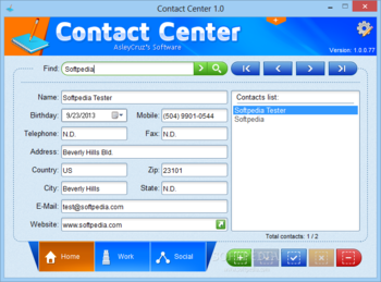 Contact Center screenshot