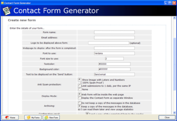 Contact Form Generator screenshot 3