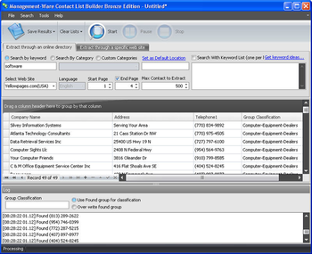 Contact List Builder screenshot 2