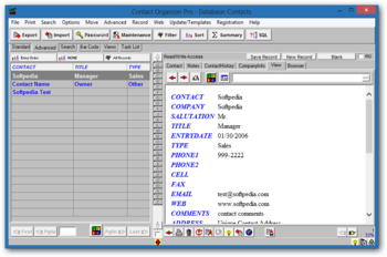 Contact Organizer Pro screenshot 2