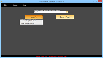 ContactGenie DataPort screenshot