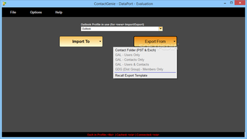 ContactGenie DataPort screenshot 2