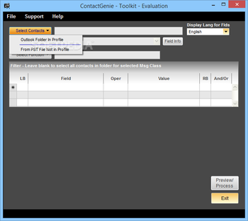 ContactGenie Toolkit screenshot