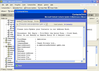Contacts Clinic for Microsoft Outlook screenshot 2