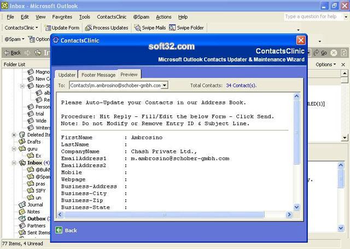 Contacts Clinic for Microsoft Outlook screenshot 3