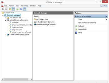 Contacts Manager screenshot