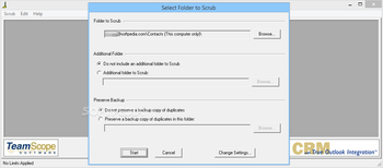 Contacts Scrubber for Outlook screenshot 2