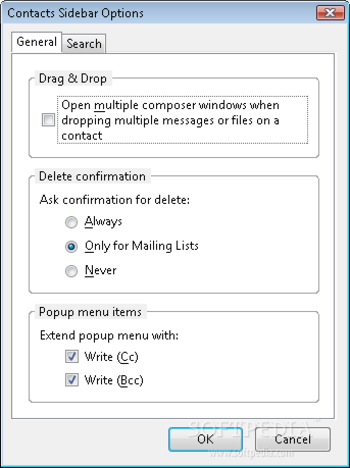 Contacts Sidebar screenshot 2