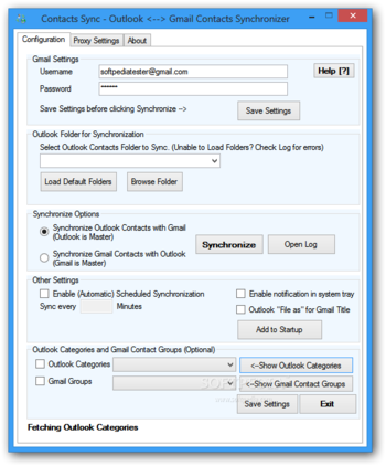 Contacts Sync screenshot