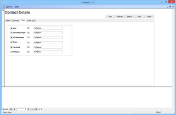 Contacts System screenshot 4