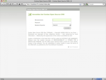Contao screenshot
