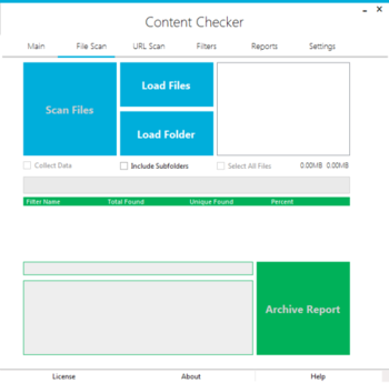 Content Checker screenshot