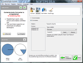 Contenta Audio Converter screenshot 3