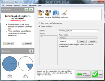 Contenta Audio Converter screenshot 4