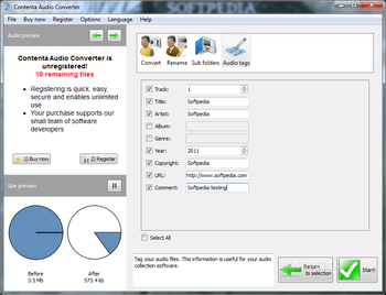 Contenta Audio Converter screenshot 5