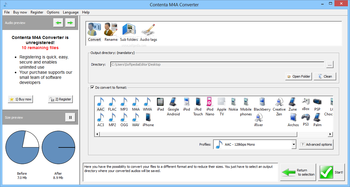 Contenta M4A Converter screenshot 2