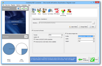Contenta NEF Converter screenshot 2
