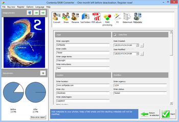 Contenta RAW Converter screenshot 10