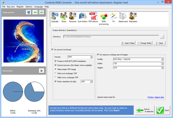 Contenta RAW Converter screenshot 2