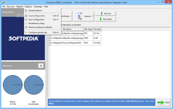 Contenta RW2 Converter screenshot 2