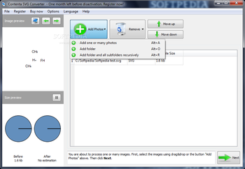 Contenta SVG Converter screenshot