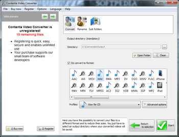 Contenta Video Converter screenshot 2