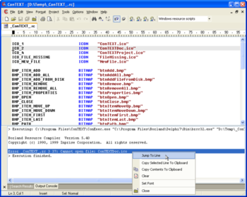 ConTEXT Editor screenshot