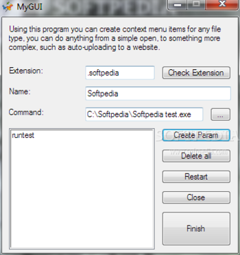 ContextItemCreator screenshot