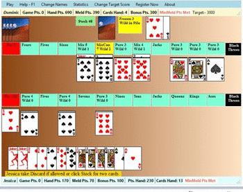 Contract Rummy screenshot