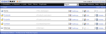 ContRay - Professional Website Engine screenshot 2